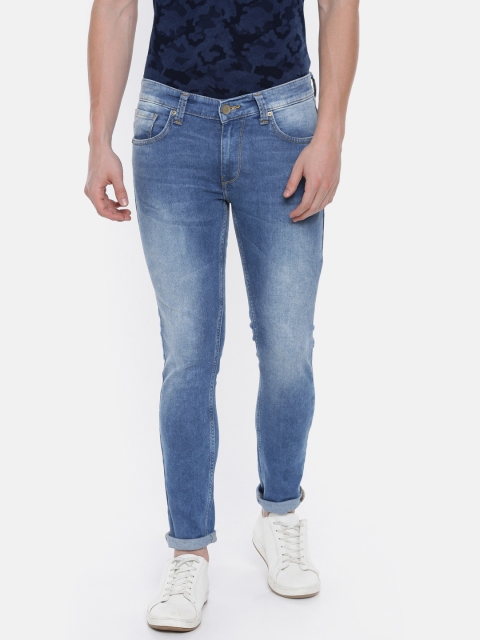 

SPYKAR Men Blue Super Skinny Fit Low-Rise Clean Look Stretchable Jeans