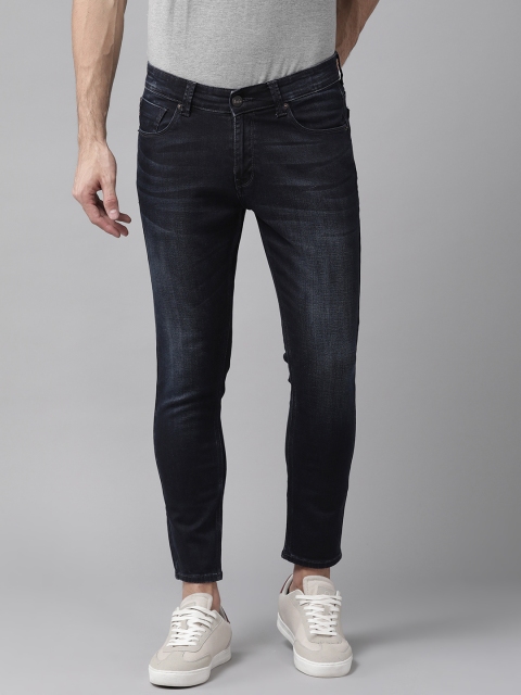 

SPYKAR Men Navy Blue Regular Fit Low-Rise Clean Look Stretchable Jeans