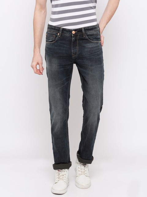 

SPYKAR Men Blue Regular Fit Low-Rise Clean Look Jeans