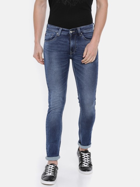 

SPYKAR Men Blue Ultra Slim Fit Low-Rise Clean Look Stretchable Jeans
