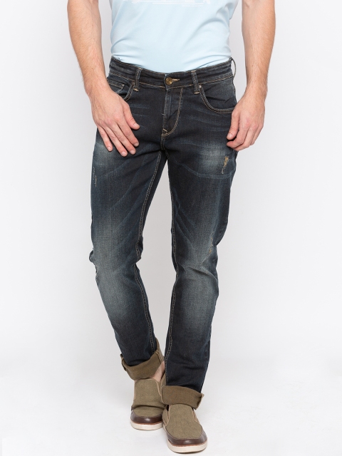 

SPYKAR Men Grey Slim Fit Low-Rise Low Distress Jeans
