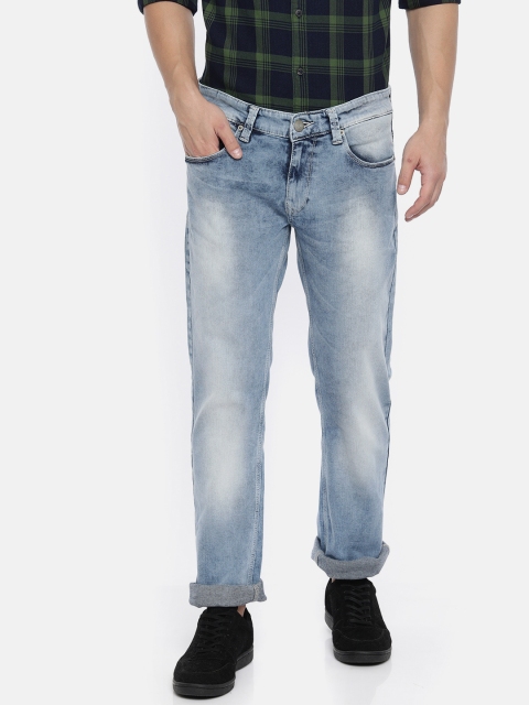 

SPYKAR Men Blue Renegade Slim Straight Fit Low-Rise Clean Look Stretchable Jeans