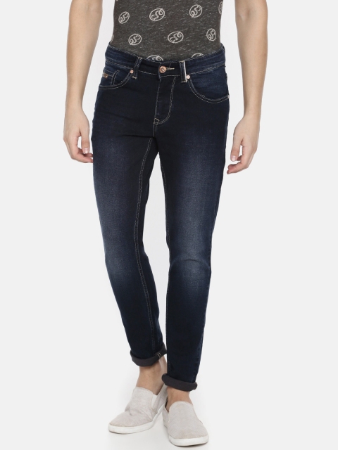 

SPYKAR Men Blue Super Skinny Fit Low-Rise Clean Look Jeans