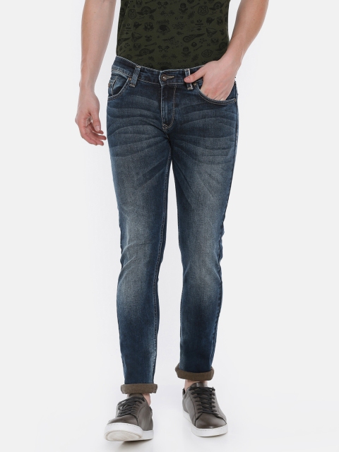 

SPYKAR Men Blue Ultra Slim Fit Low-Rise Clean Look Stretchable Jeans