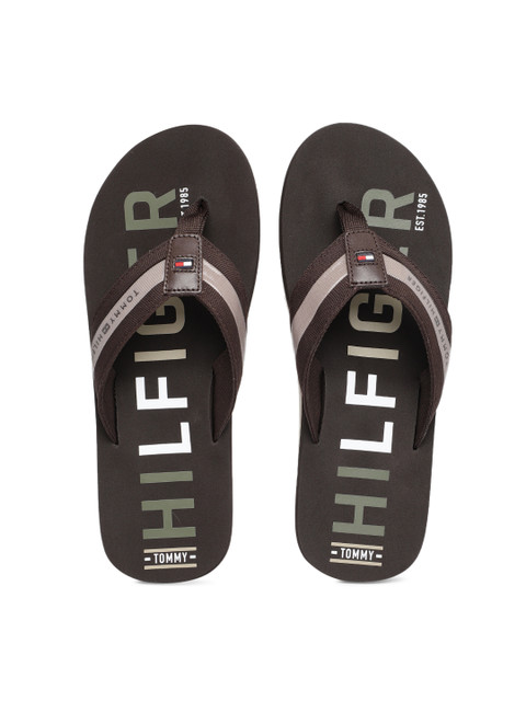 

Tommy Hilfiger Men Brown Printed Thong Flip-Flops