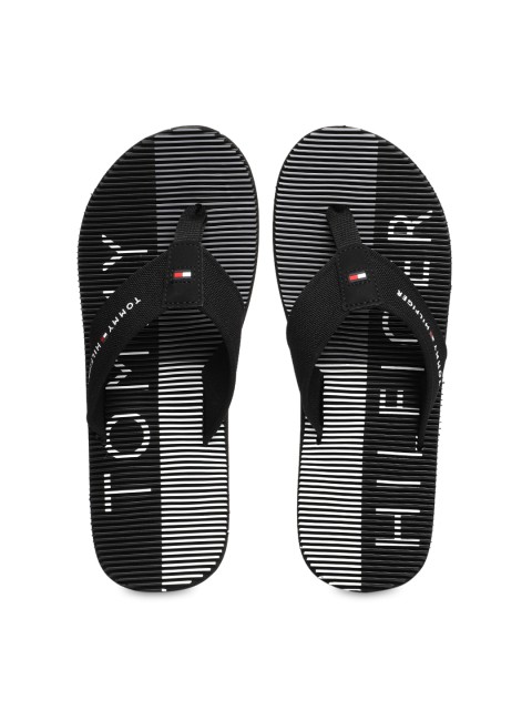 

Tommy Hilfiger Men Black Solid Thong Flip-Flops