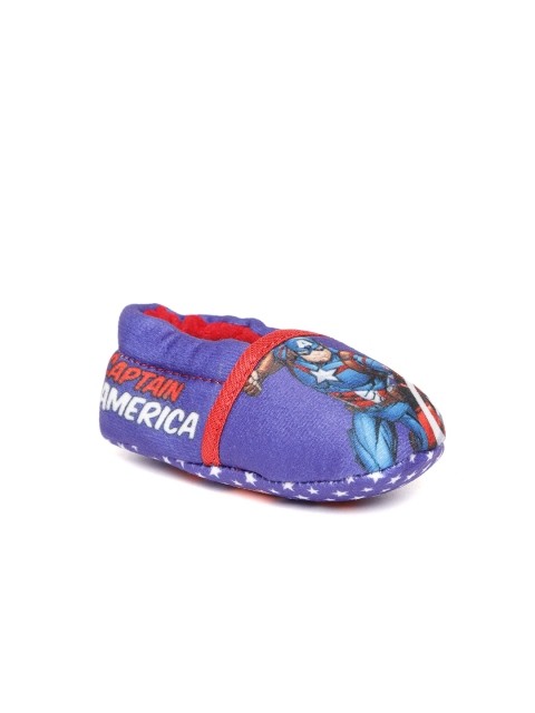 

Marvel Boys Captain America Printed Booties, Purple