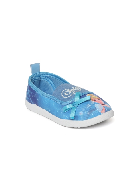 

Disney Princess Girls Princess Printed Slip-On Sneakers, Blue