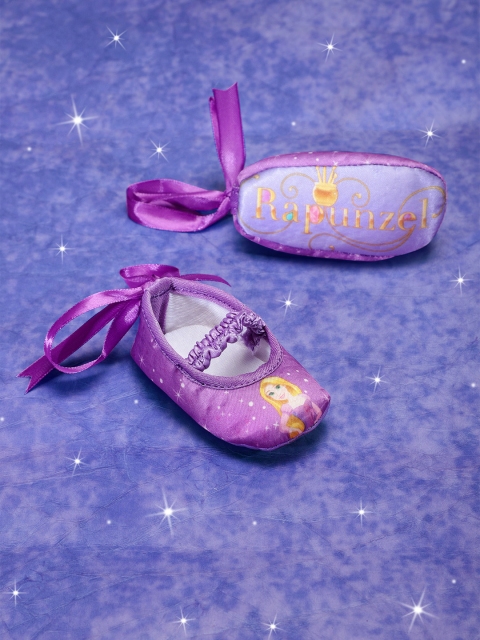 

Disney Girls Printed Booties, Purple