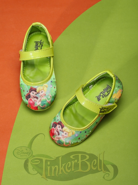 

Disney Princess Girls Tinker Bell Printed Ballerinas, Green