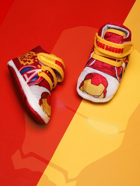 

Marvel Boys Printed Booties, Yellow