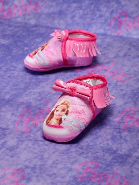 

Barbie Girls Pink Printed Booties