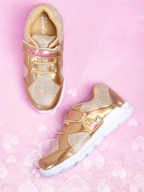 

Barbie Girls Gold-Toned Sneakers