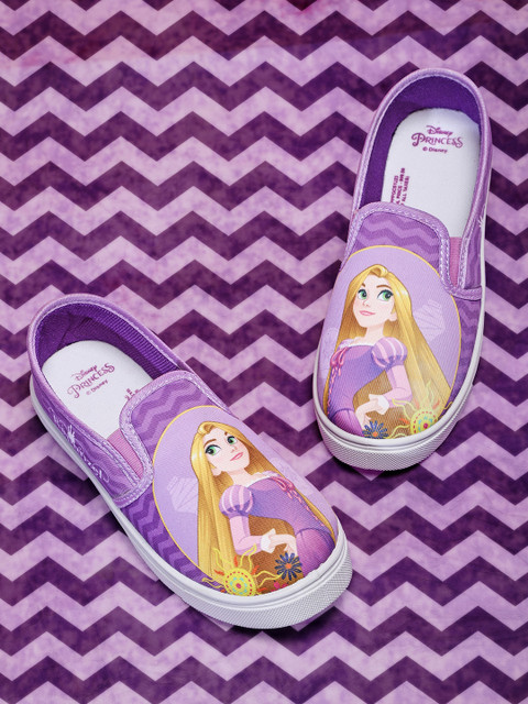 

Disney Princess Girls Slip-On Sneakers, Purple