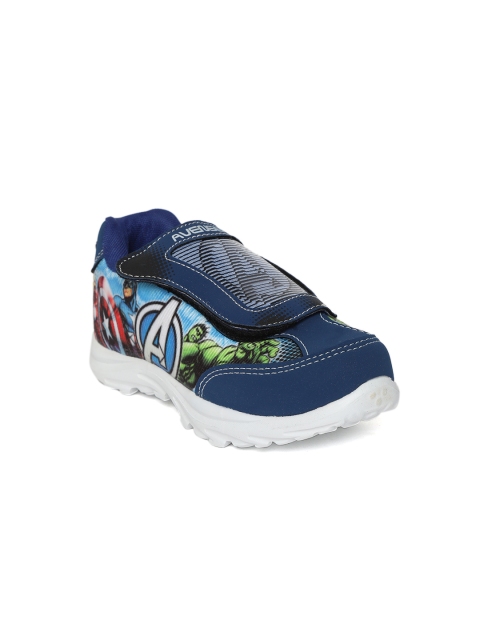

Marvel Boys Avengers Printed Slip-On Sneakers, Blue