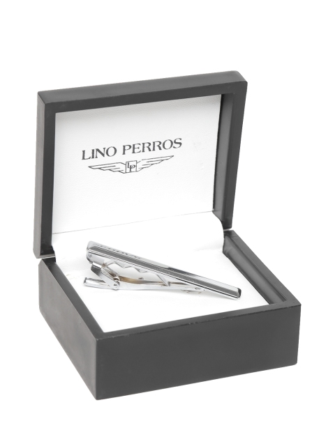 

Lino Perros Men Silver-Toned Geometric Tie Pin
