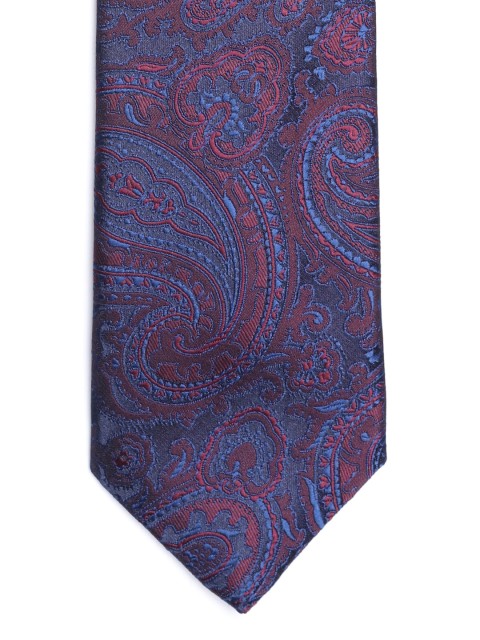 

Lino Perros Purple Paisley Pattern Tie