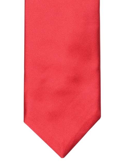 

Lino Perros Red Solid Broad Tie