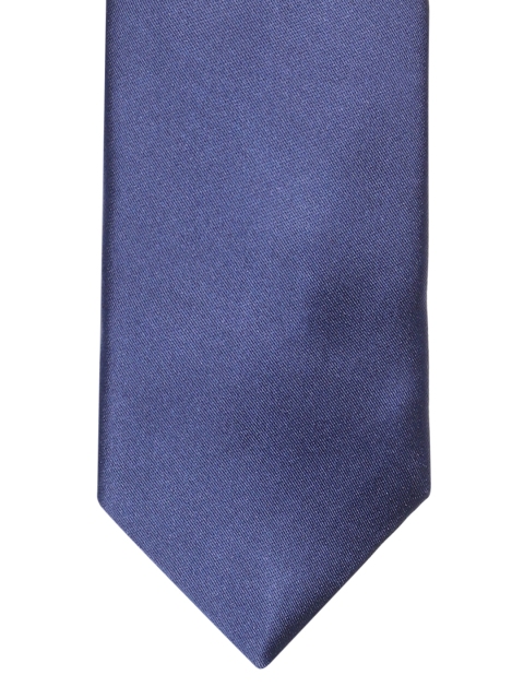 

Lino Perros Navy Blue Solid Broad Tie