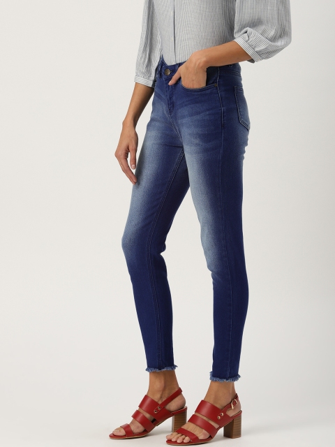 

Ms.Taken Women Blue Skinny Fit Mid-Rise Clean Look Stretchable Jeans