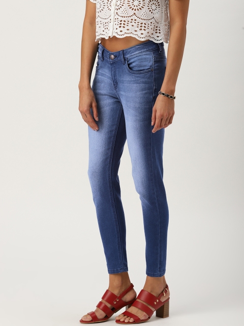 

Ms.Taken Women Blue Skinny Fit Mid-Rise Clean Look Stretchable Jeans