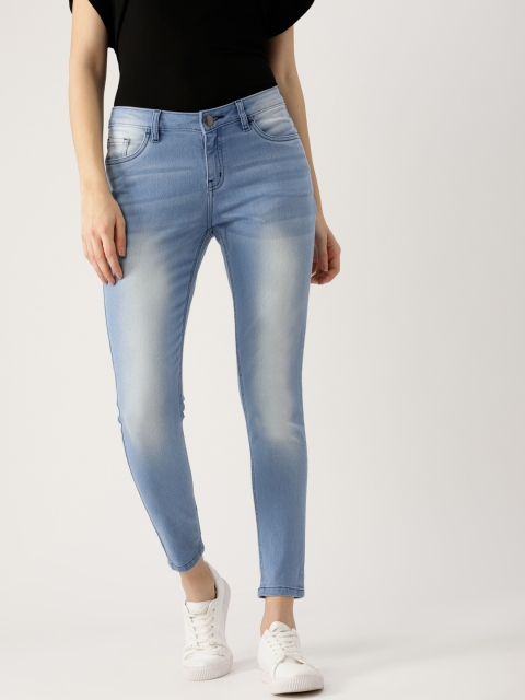 

Ms.Taken Women Blue Skinny Fit Mid-Rise Clean Look Stretchable Jeans