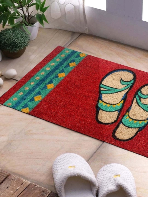 

SWHF Red Rectangular Anti-Skid Coir Doormat