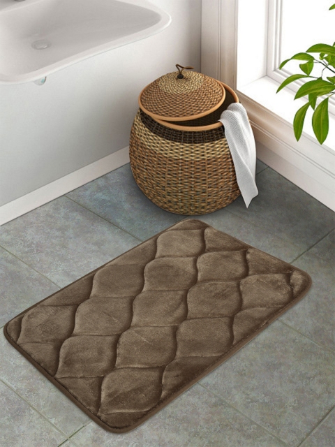 

Portico New York Brown Textured Rectangular Anti-Skid Floor Mat