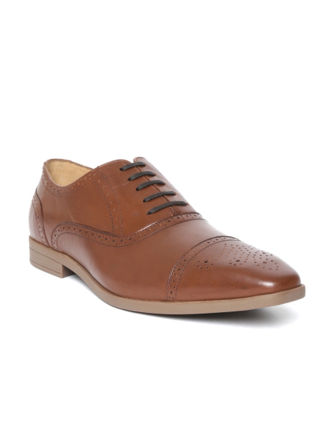 

Louis Philippe Men Brown Leather Formal Brogues