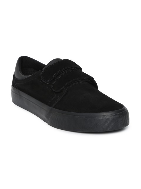 

DC Women Black Suede Sneakers