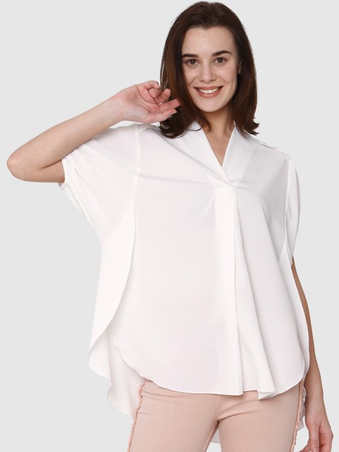 

Vero Moda Women White Solid Top