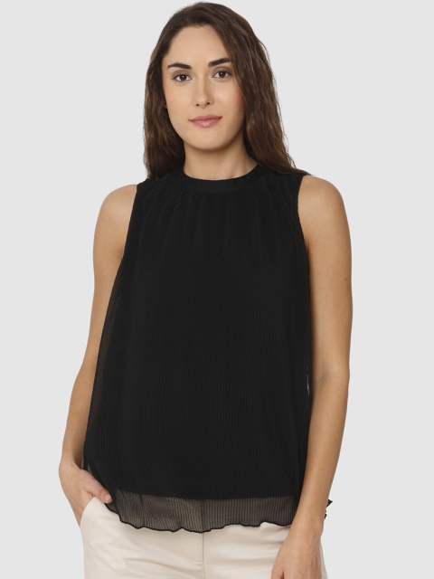 

Vero Moda Women Black Solid Top