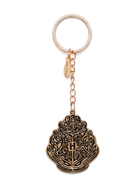 

EFG Harry Potter Hogwarts Crest Keychain, Gold