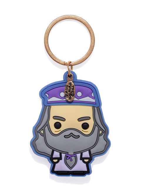 

EFG Harry Potter Albus Dumbledore Rubber Keychain, Purple