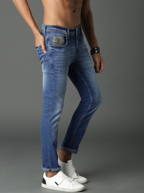 

Roadster Men Blue Skinny Fit Mid-Rise Clean Look Stretchable Jeans