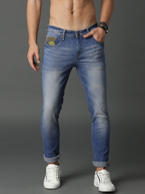 

Roadster Men Blue Skinny Fit Mid-Rise Clean Look Stretchable Jeans