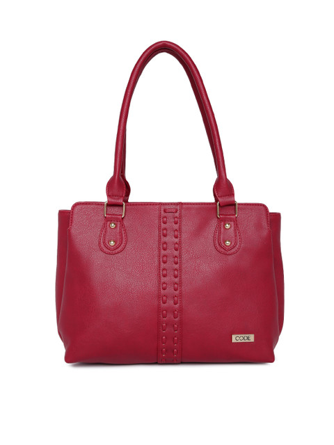 

CODE by Lifestyle Maroon Solid Shoulder Bag