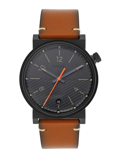 

Fossil BARSTOW Men Black Analogue Watch FS5507
