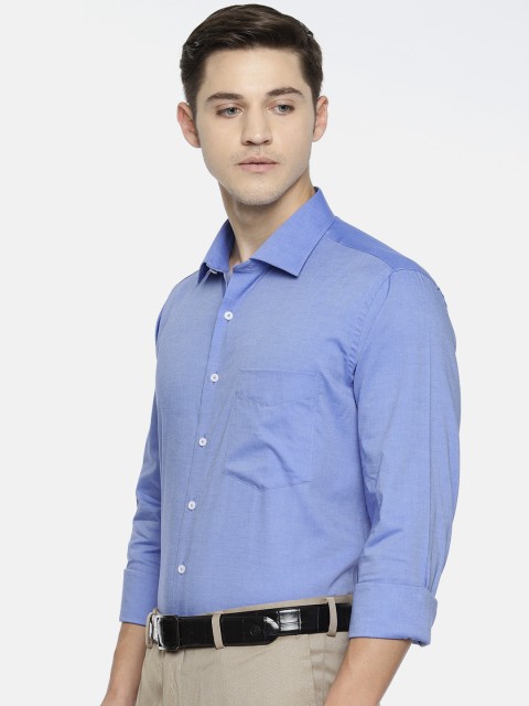 

Van Heusen Men Blue Slim Fit Solid Formal Shirt