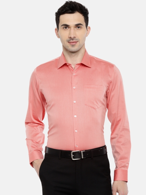 

Van Heusen Men Red Slim Fit Solid Formal Shirt