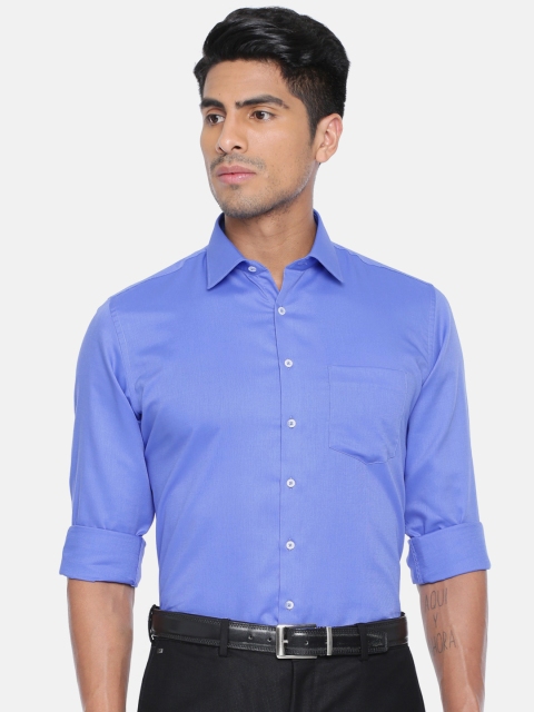 

Van Heusen Men Blue Slim Fit Solid Formal Shirt