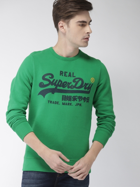 

Superdry Men Green Printed Sweatshirt