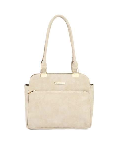 

DressBerry Khaki Solid Shoulder Bag