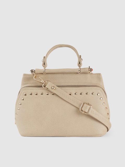 

DressBerry Beige Textured Sling Bag