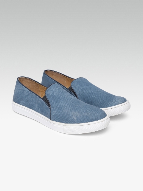 

Carlton London Women Blue Slip-On Sneakers