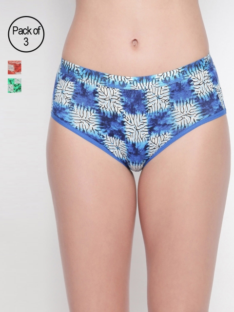 BODYCARE Pack of 3 Assorted Printed Hipster Briefs 8084-3PCS