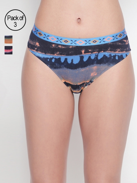 

BODYCARE Pack of 3 Assorted Printed Hipster Briefs 8043