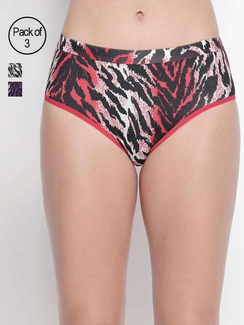 

BODYCARE Pack of 3 Assorted Printed Hipster Briefs 8078