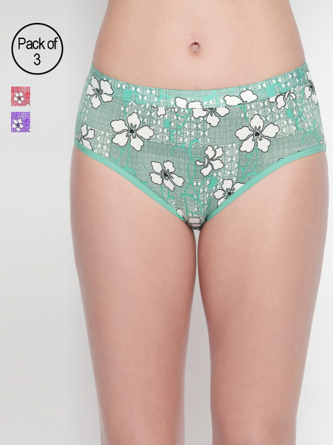 

BODYCARE Pack of 3 Assorted Printed Hipster Briefs 8083