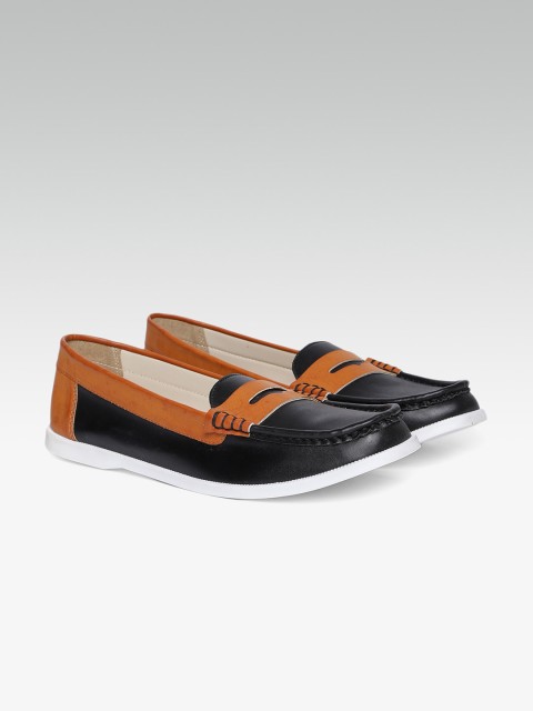 

Carlton London Women Black Loafers
